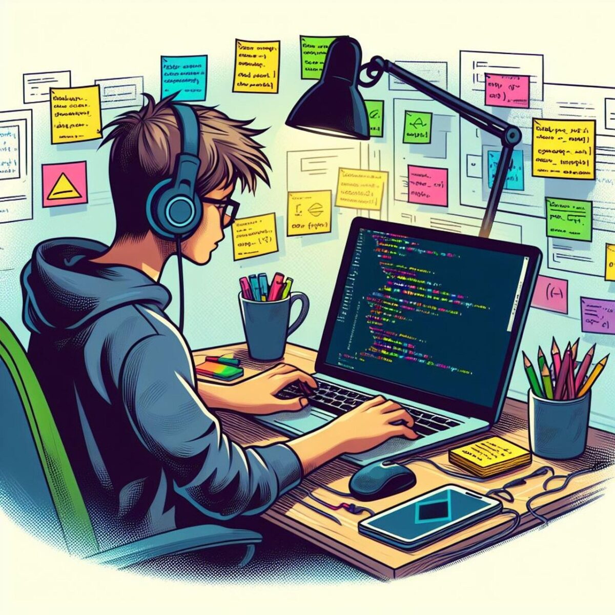 ai generated, man, programmer, technology, program, development, javascript, studying, study, programmer, programmer, programmer, programmer, programmer, studying